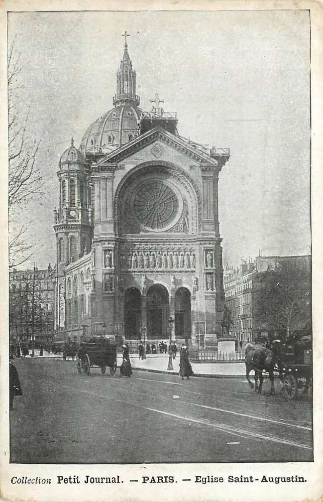 Paris — Igreja de Saint-Augustin — Coleção Petit Journal - Frente