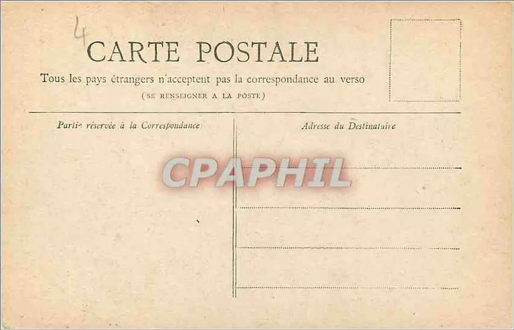 Paris — Igreja de Saint-Augustin — Coleção Petit Journal - Verso