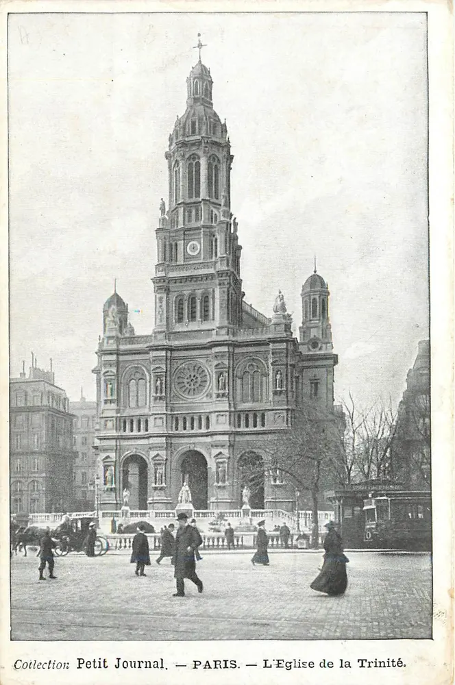 Paris — A Igreja da Trindade — Coleção Petit Journal - Frente