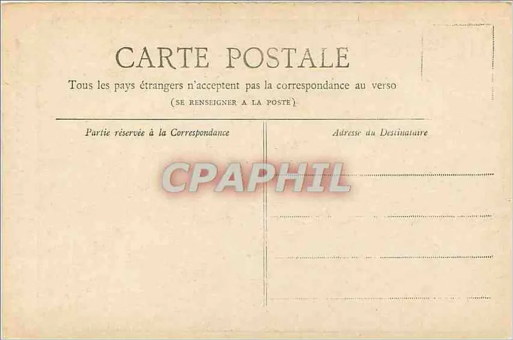 Paris — A Igreja da Trindade — Coleção Petit Journal - Verso