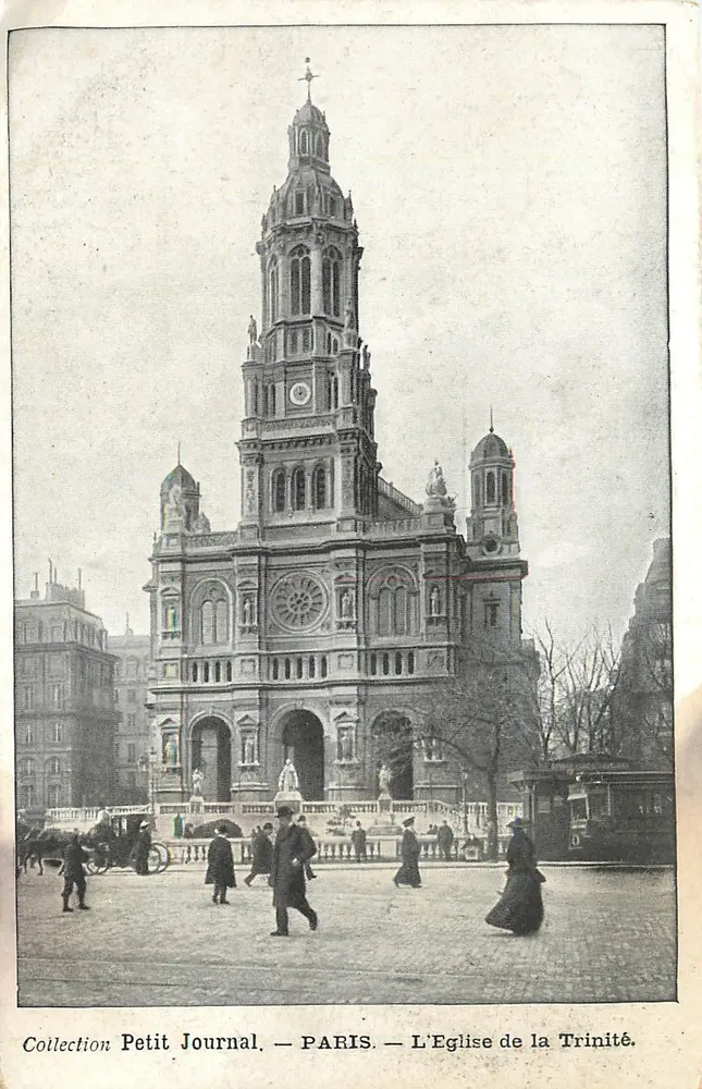 Paris — A Igreja da Trindade — Coleção Petit Journal - Frente