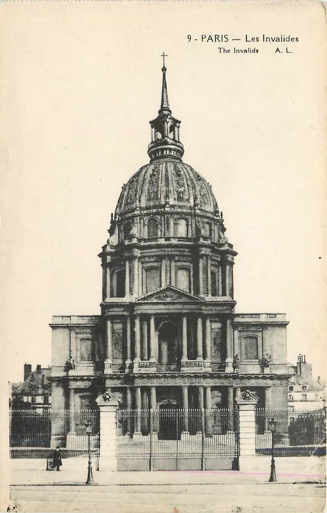 Paris — Les Invalides — A. L. - Frente