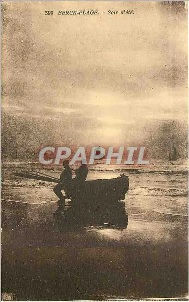 Berck-Plage - Noite de verão - n°399 - Frente