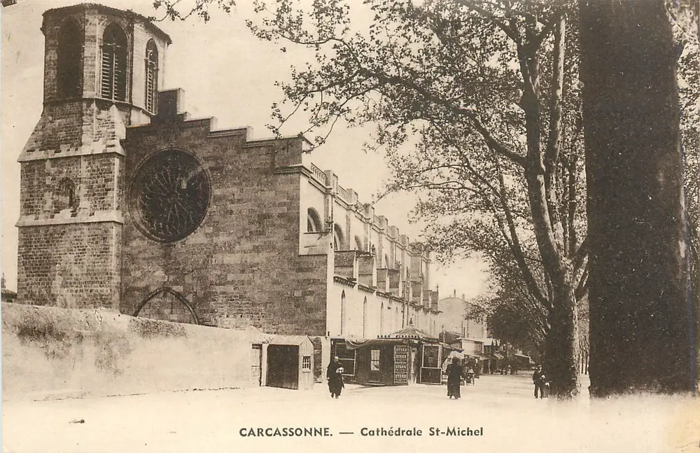 Carcassonne — Catedral de São Miguel — Edições Artísticas Roudière - Frente