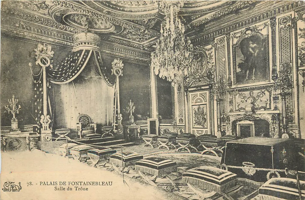 Palais de Fontainebleau — Salle du Trône — n°78 - Recto