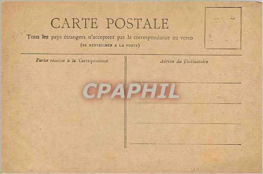 Paris — La Place du Théâtre Français — Collection Petit Journal - Verso