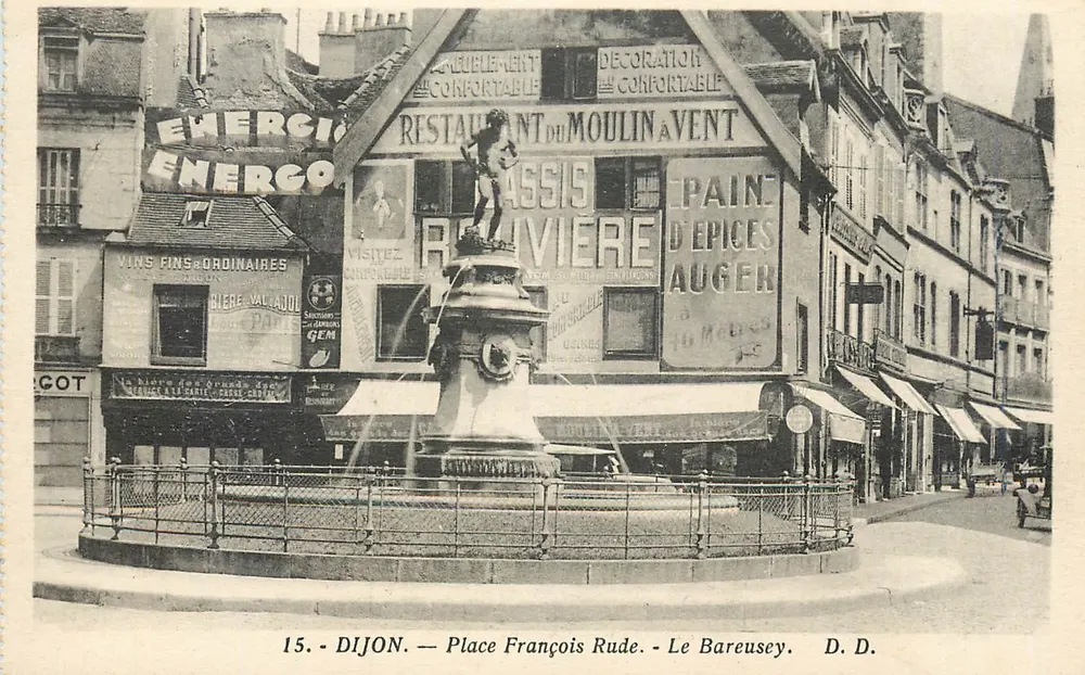 Dijon — Place François Rude — Le Bareusey — D.D. - Frente