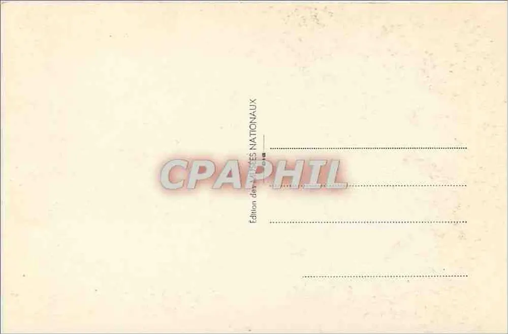 Virgem — estátua em pedra pintada, escola champenoise, início do século XVI — Museu do Louvre, n° 273 - Verso