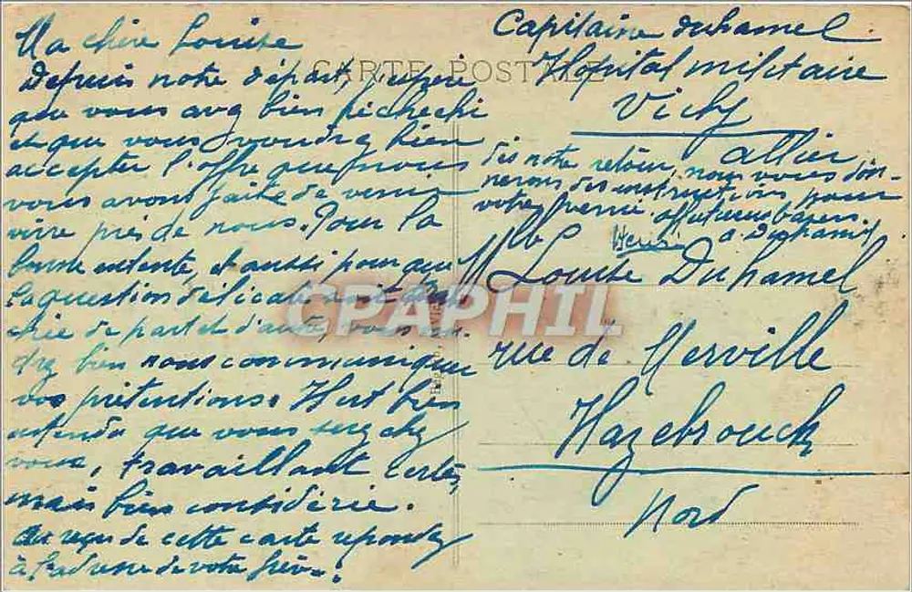 Vichy - De Kades van de Allier — Ideale, n° 421 - Achterkant
