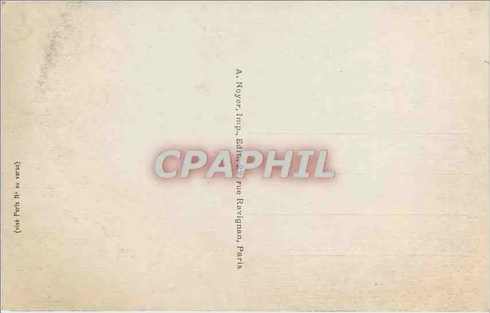 Sainte Guerre — L'Âme des Pierres — G. Morinet — A.N. Paris - Verso