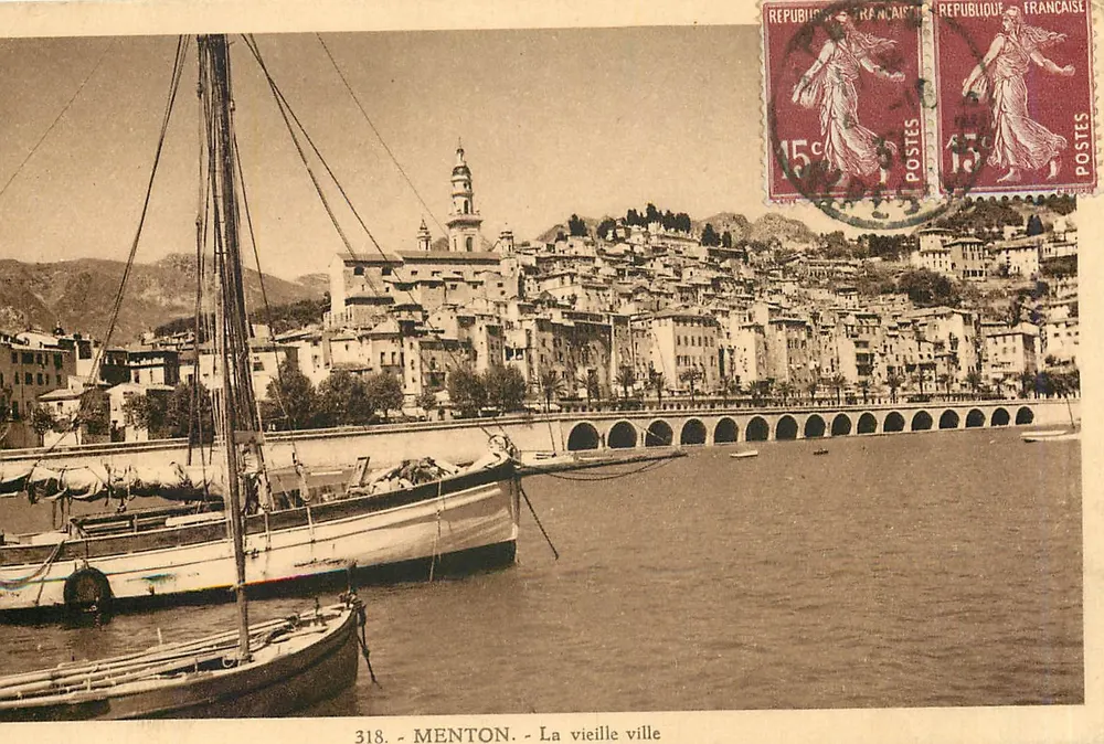 Menton - La vieille ville — édition La Cipogne, n° 318 - Recto