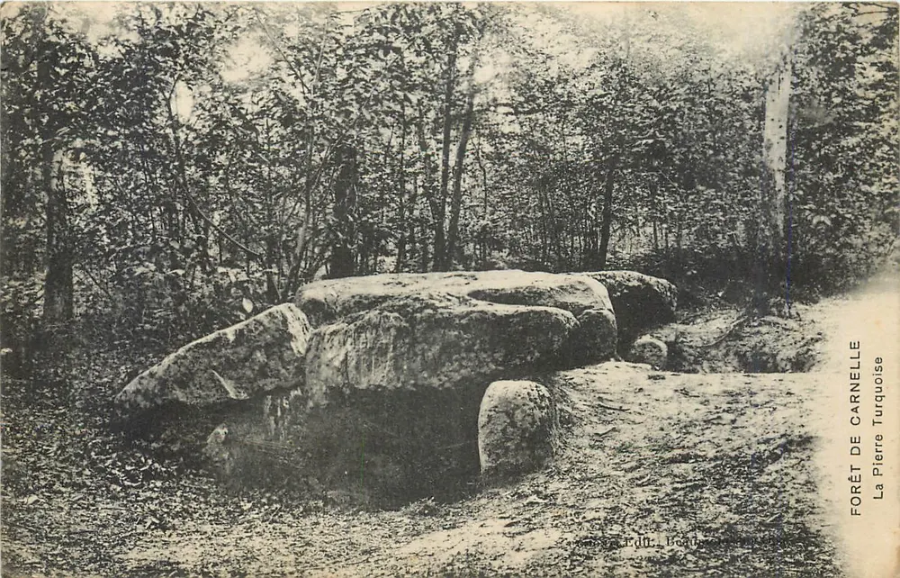 Floresta de Carnelle — A Pedra Turquesa — Éd. Beautemps, n° 34 - Frente