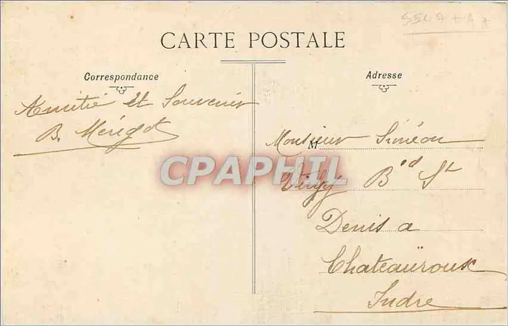 PARIS — Chamber of Deputies — publisher LAURUC - Back