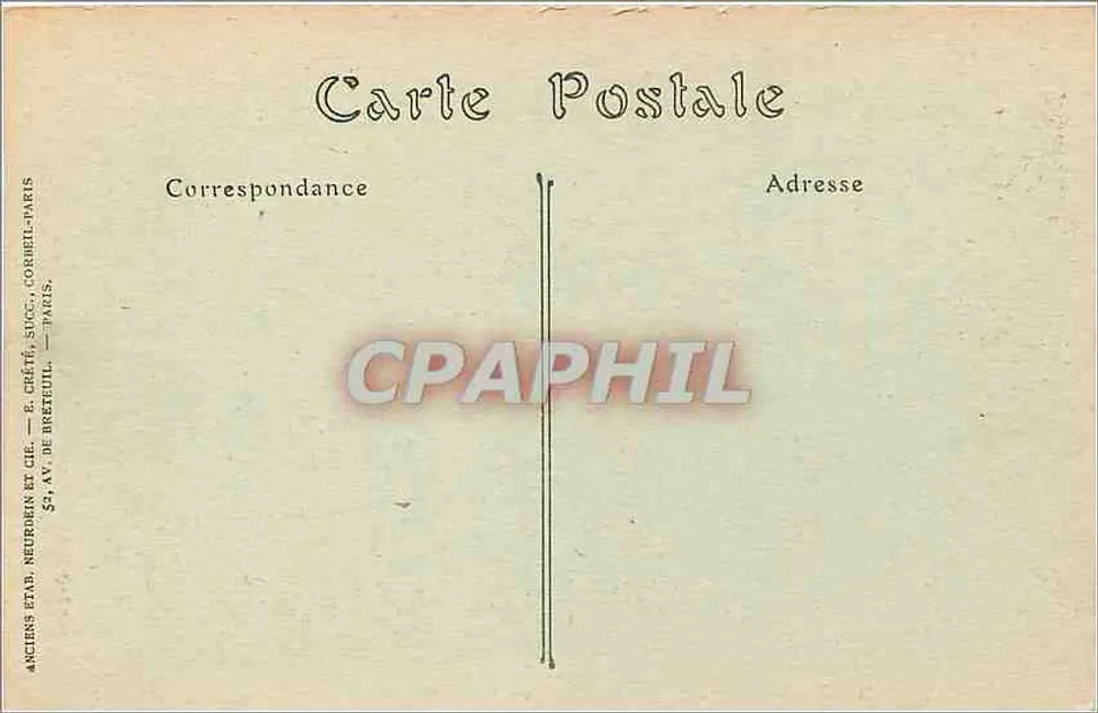 PARIS — Avenue de l'Observatoire — NDHOT, n° 1062 - Achterkant