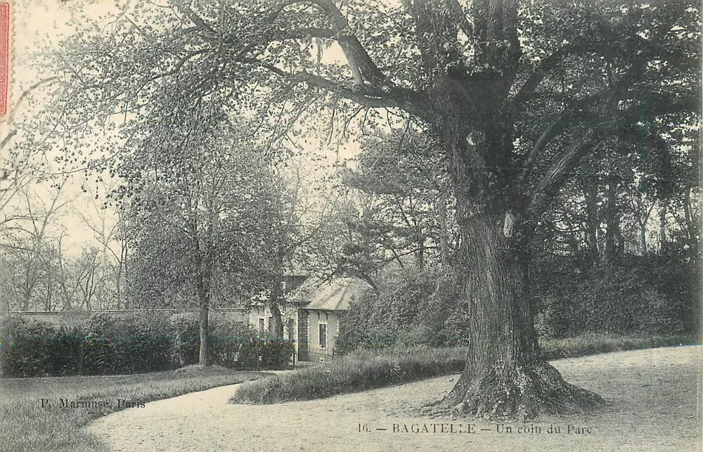 Bagatelle — Um canto do Parque — P. Marmuse, Paris, n°16 - Frente