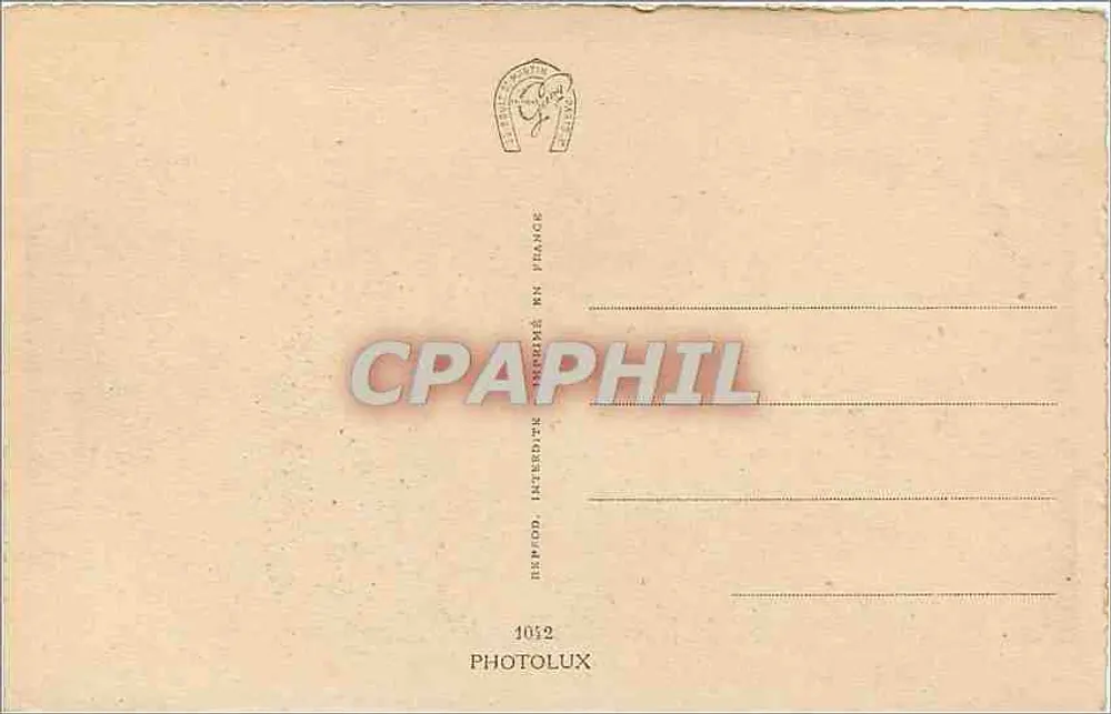 Paris - Hotel dos Invalidos — vista do square com canhões — editor Photolux, n° 1052 - Verso