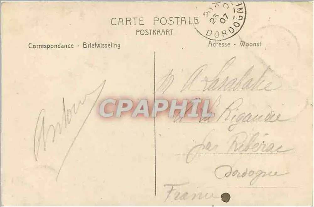 Gand — Die Thronbank der Wahrheit der Kathedrale St-Bavon — Verleger: Héliotypie De Trèves, Gand - Rückseite