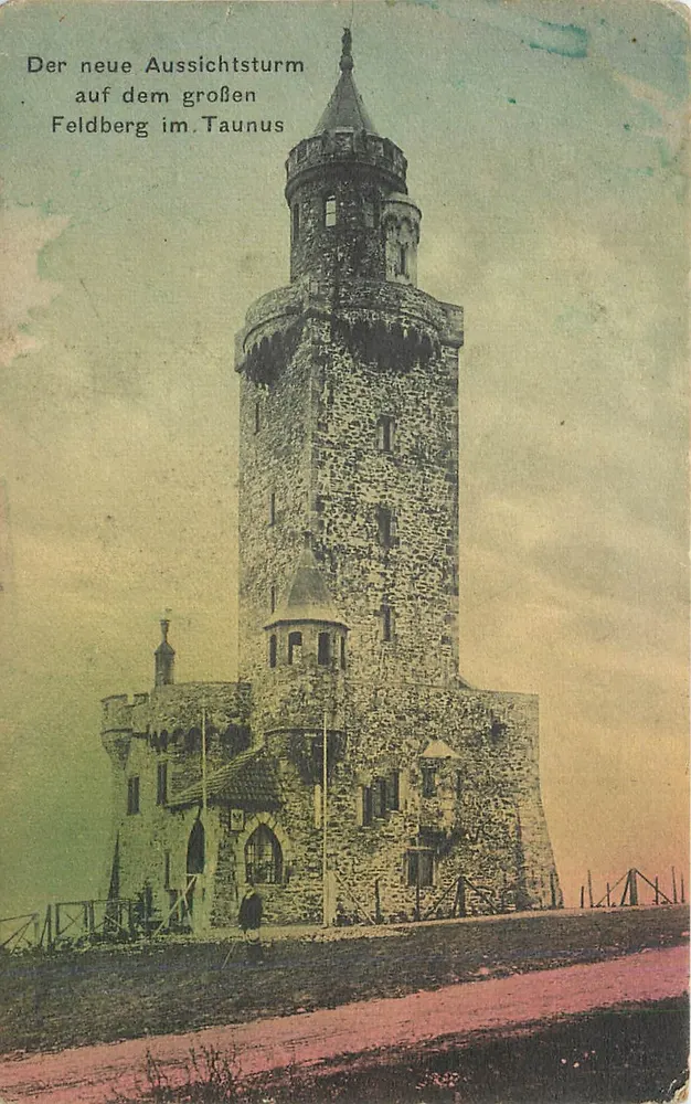 Ansicht des Feldbergs im Taunus — Frankfurter Papierconfection Karl Well, Nr. 1719 - Vorderseite