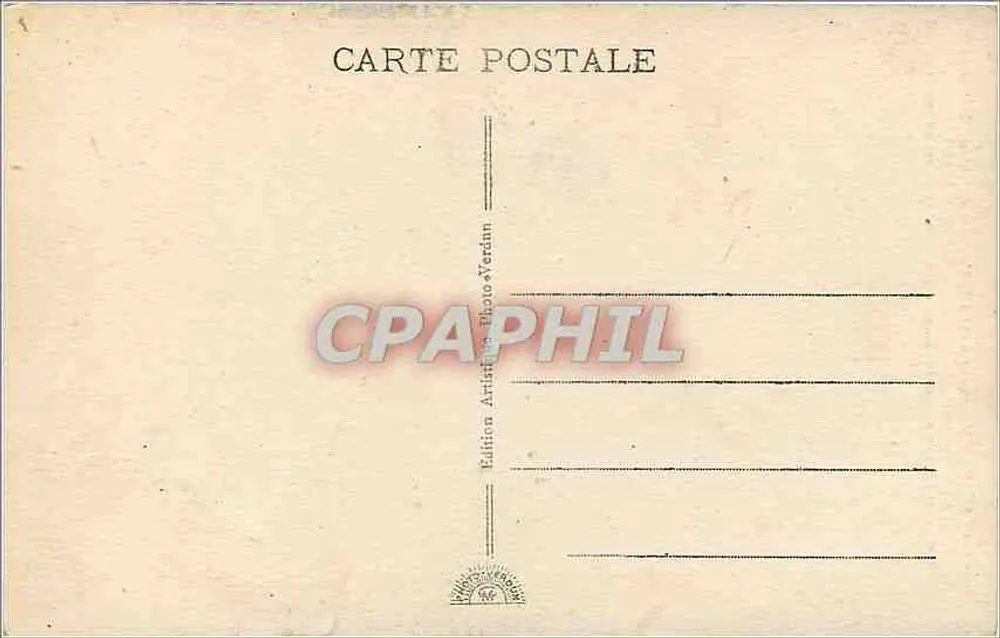 Bois des CAURES - Denkmal errichtet in Erinnerung an Colonel Driant und seine Jäger — Grégoire Calvet, Bildhauer - Rückseite