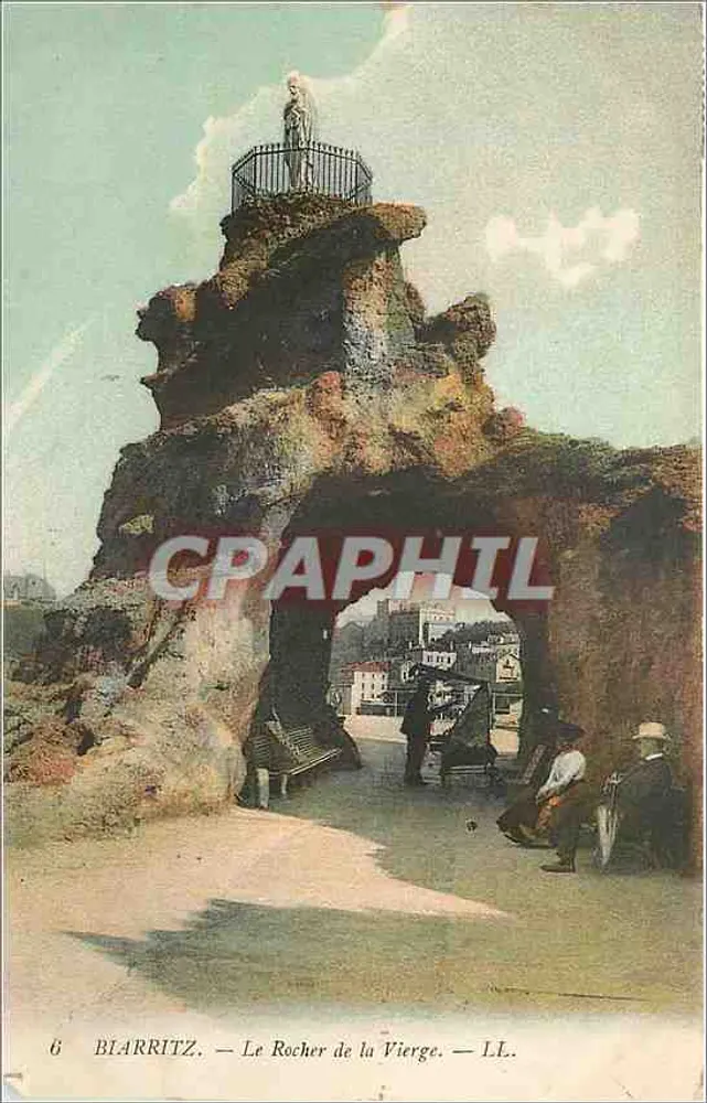 Biarritz — O Rocher de la Vierge — LL. n°6 - Frente