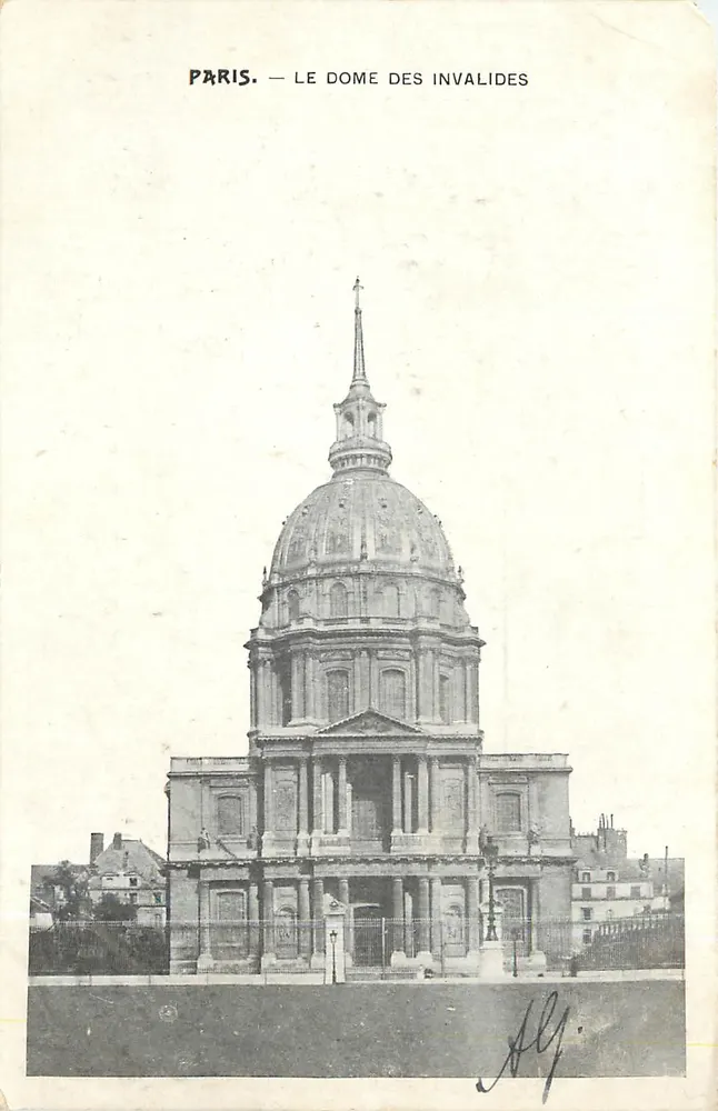 Paris — O Dôme dos Invalidos — ALG - Frente