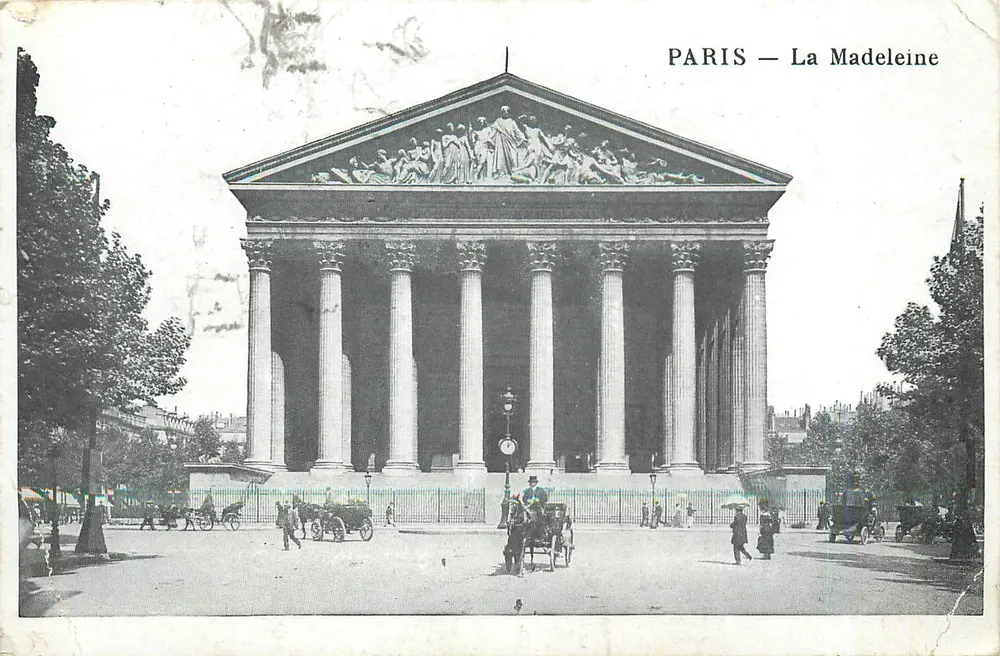 PARIS — A Madeleine — Editor não identificado, número de série não visível - Frente