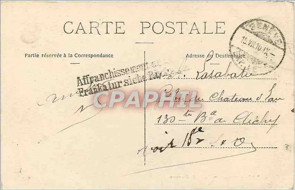 Geneva — Eiland J.-J. Rousseau — ZAG N° 25 - Achterkant