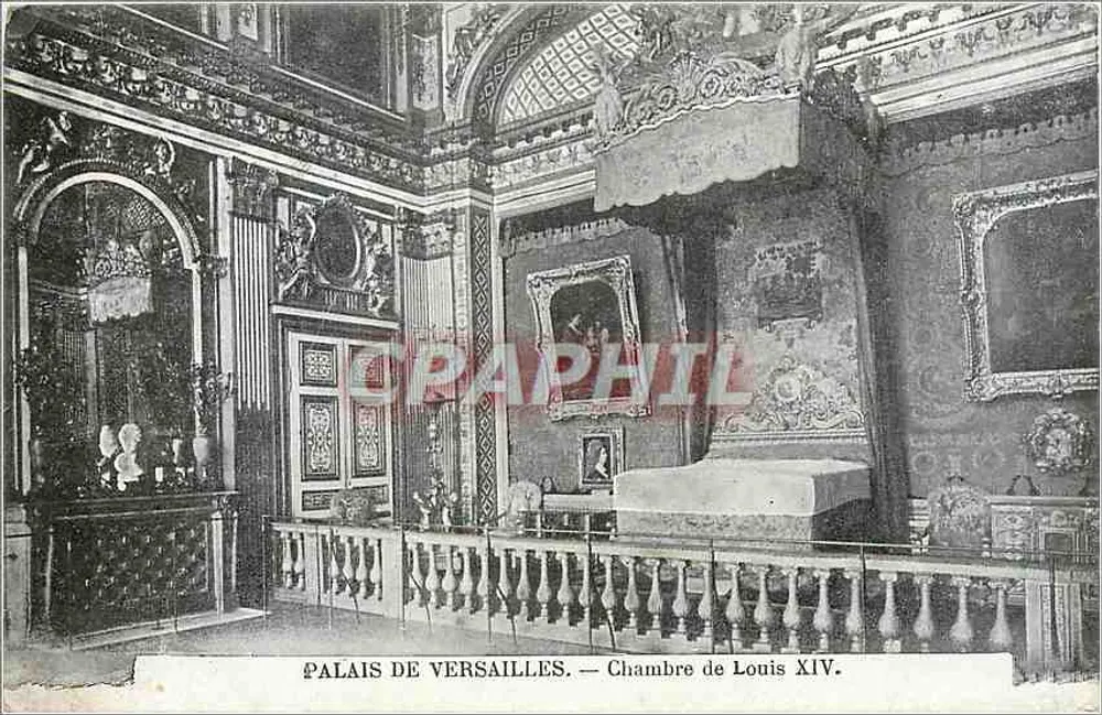 Palais de Versailles — Chambre de Louis XIV. - Recto