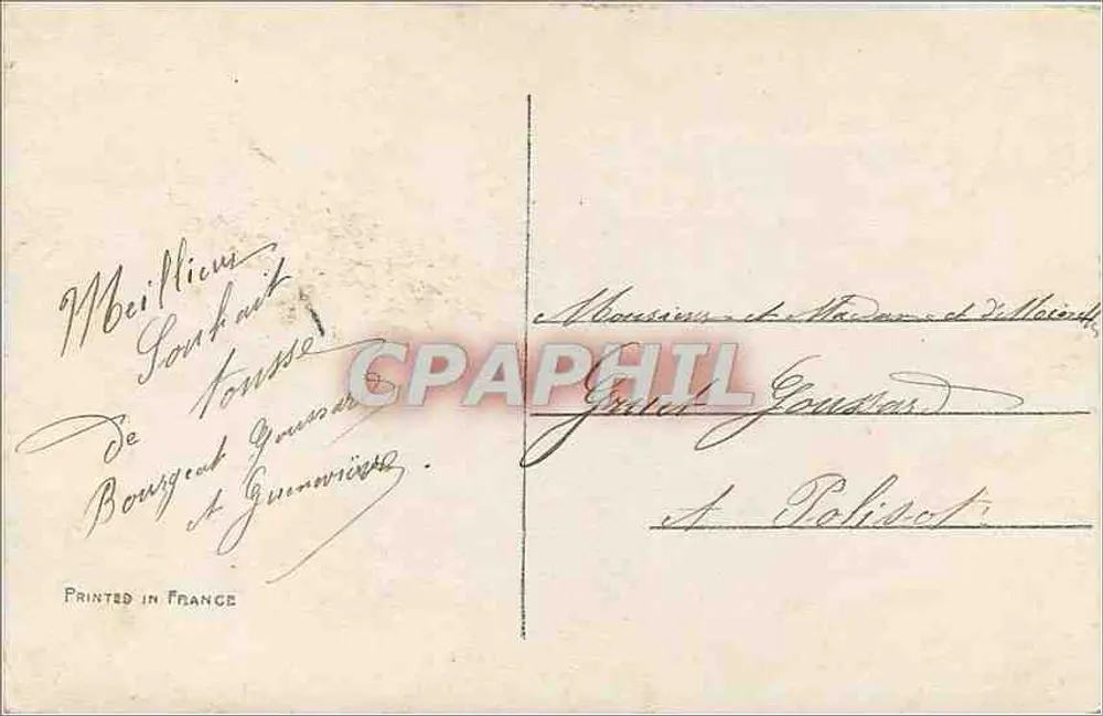 Femme en robe rouge dans un paysage hivernal — Bonne Année — éditeur AHG, n° 216 - Verso