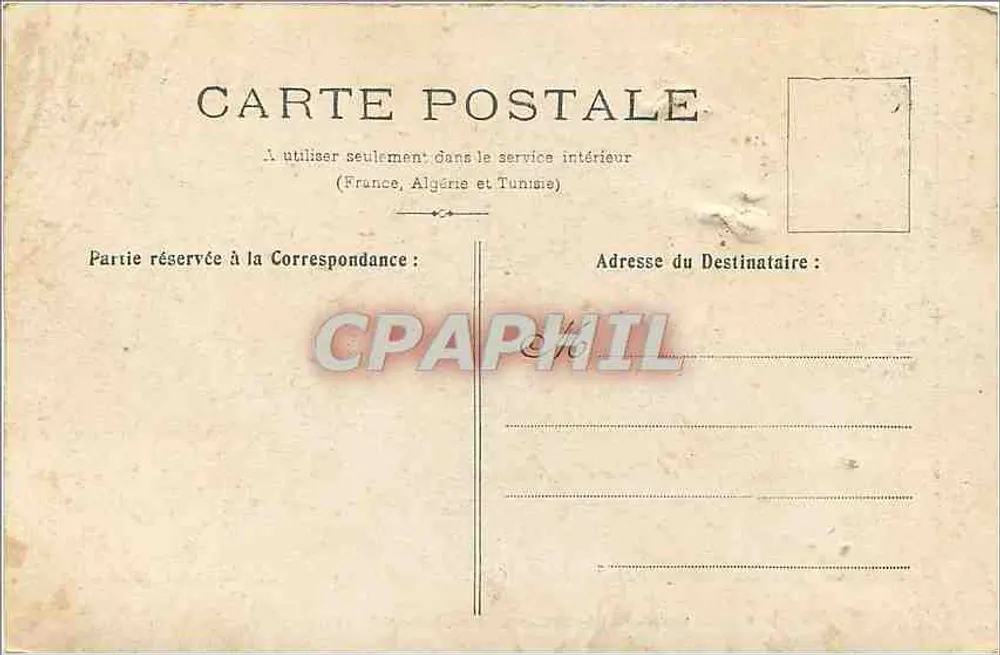 Paris - Ansicht des Louvre und des Gambetta-Monuments — Verlag SIRAPHAEL QUINQUINA - Rückseite