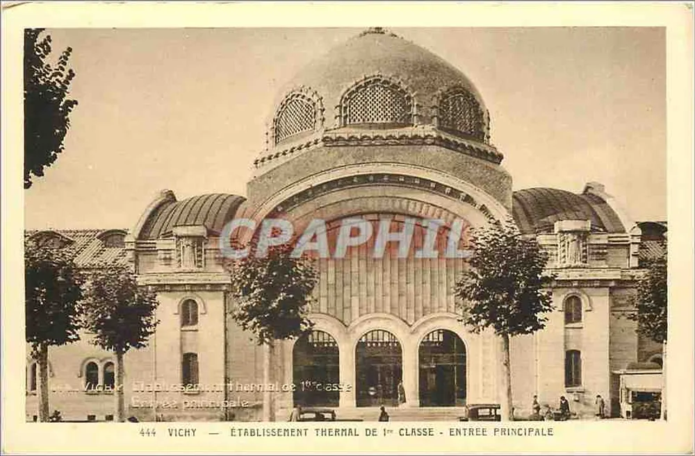 Vichy — Établissement Thermal de 1ère Classe — Entrée Principale - Recto