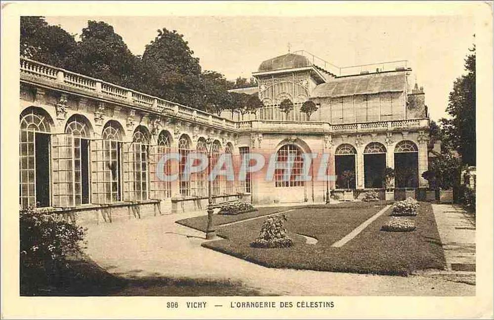 Vichy — A Orangerie dos Célestins — Edição da Cidade de Vichy, n° 898 - Frente