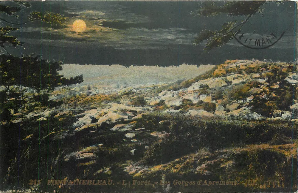 Fontainebleau — A Floresta — As Gargantas de Apremont — Hermann, n°215 - Frente