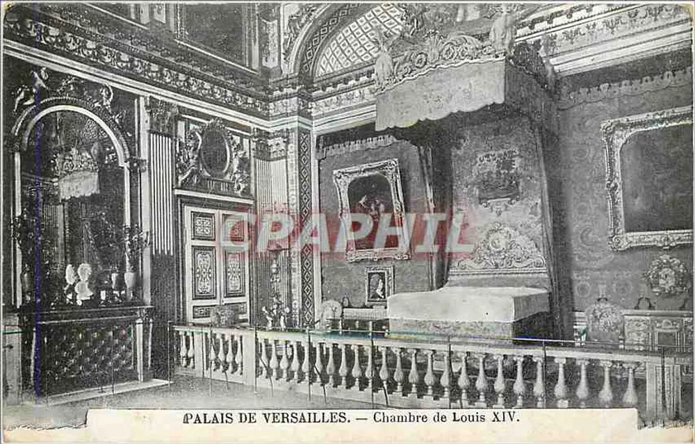 Palais de Versailles — Chambre de Louis XIV - Recto