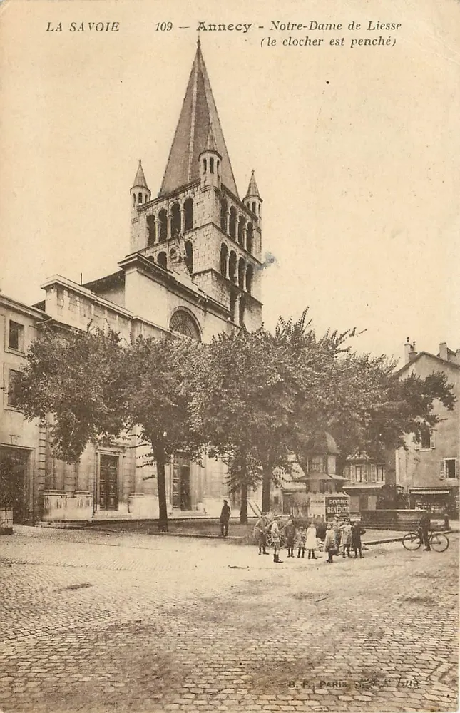 Annecy - Notre-Dame de Liesse (der Turm ist geneigt) — B.F. Paris, n°109 - Vorderseite