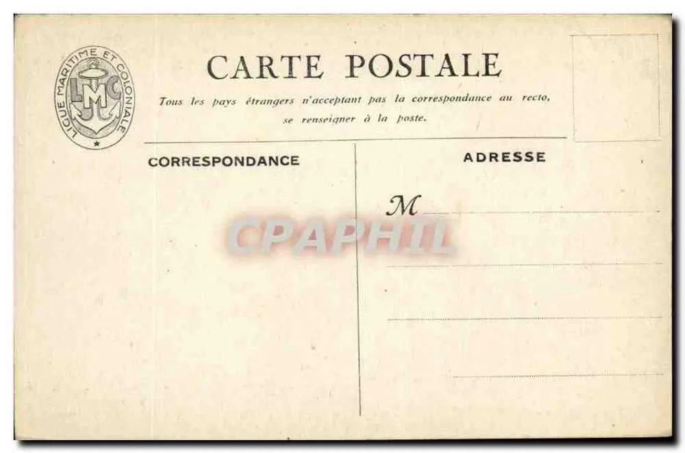 La Division Guépratte an den Dardanellen — E. Chambretet et Cie - Paris - Rückseite
