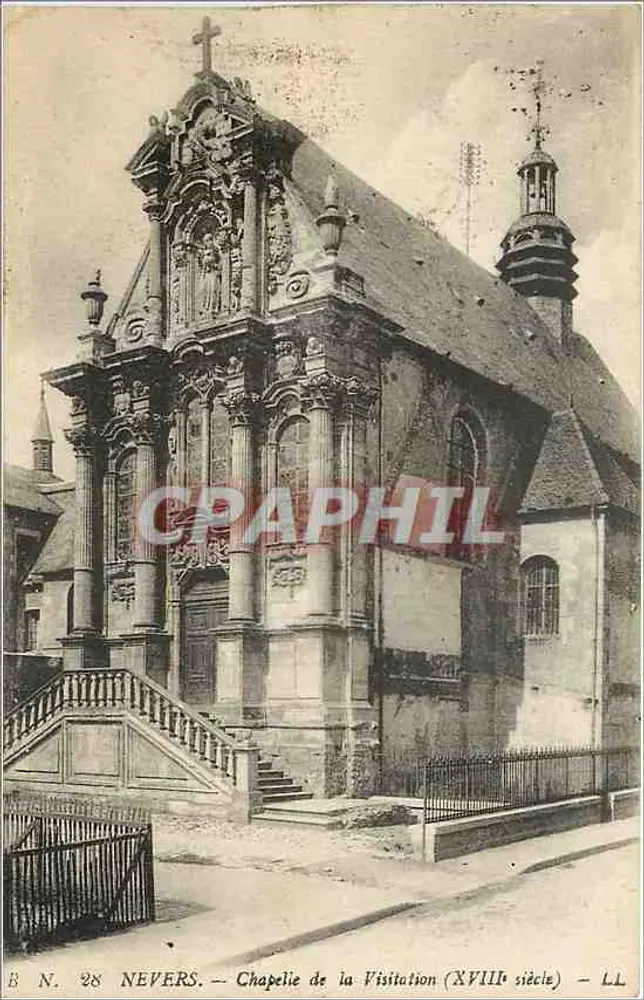 Nevers — Capela da Visitação (século XVIII) — LL - Frente