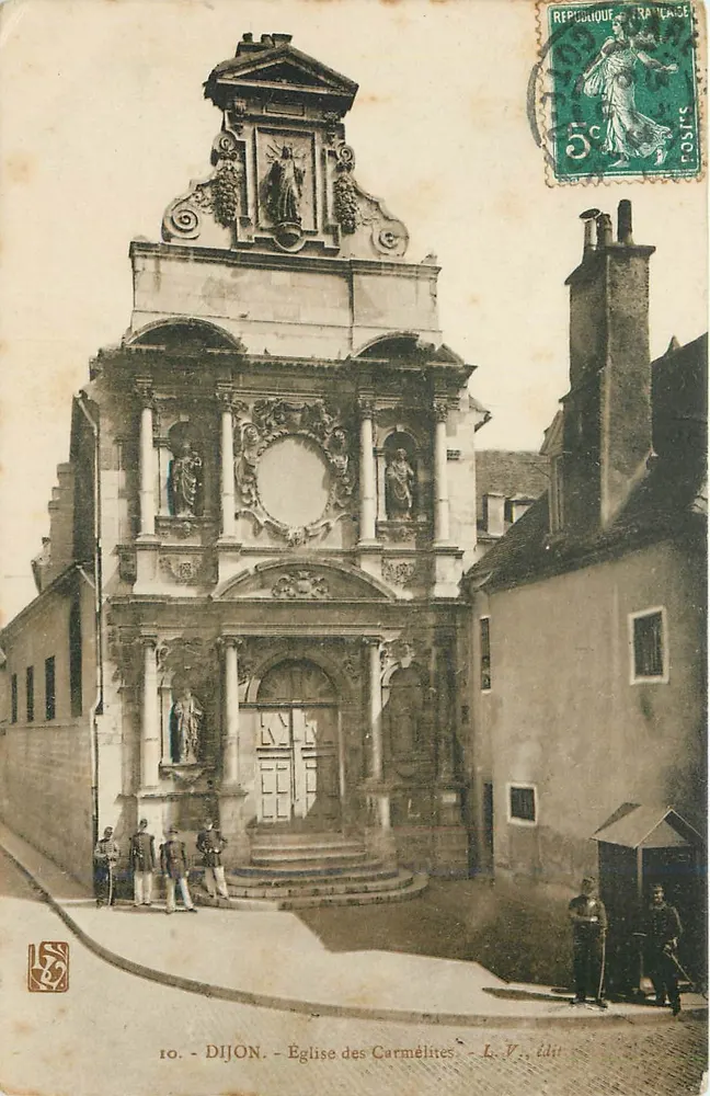 Dijon — Igreja das Carmelitas — L. V., editor - Frente