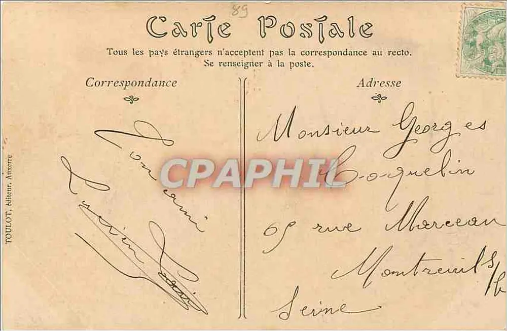 Auxerre — O Museu — ND Fot. - Verso