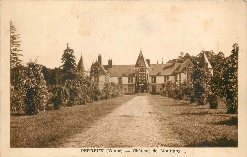 Perreux (Yonne) — Castello di Montigny - Recto