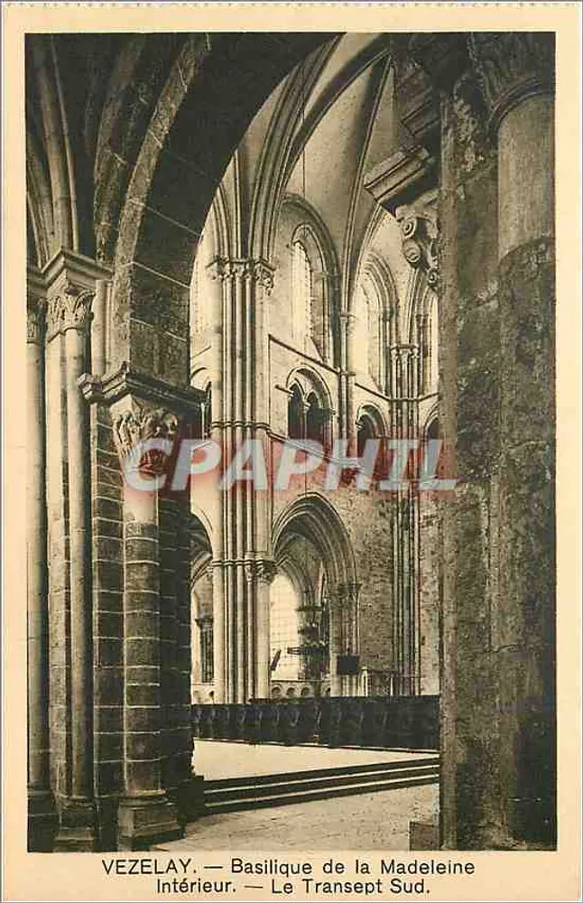 Vézelay — Basilique de la Madeleine — Intérieur. Le Transept Sud. - Recto