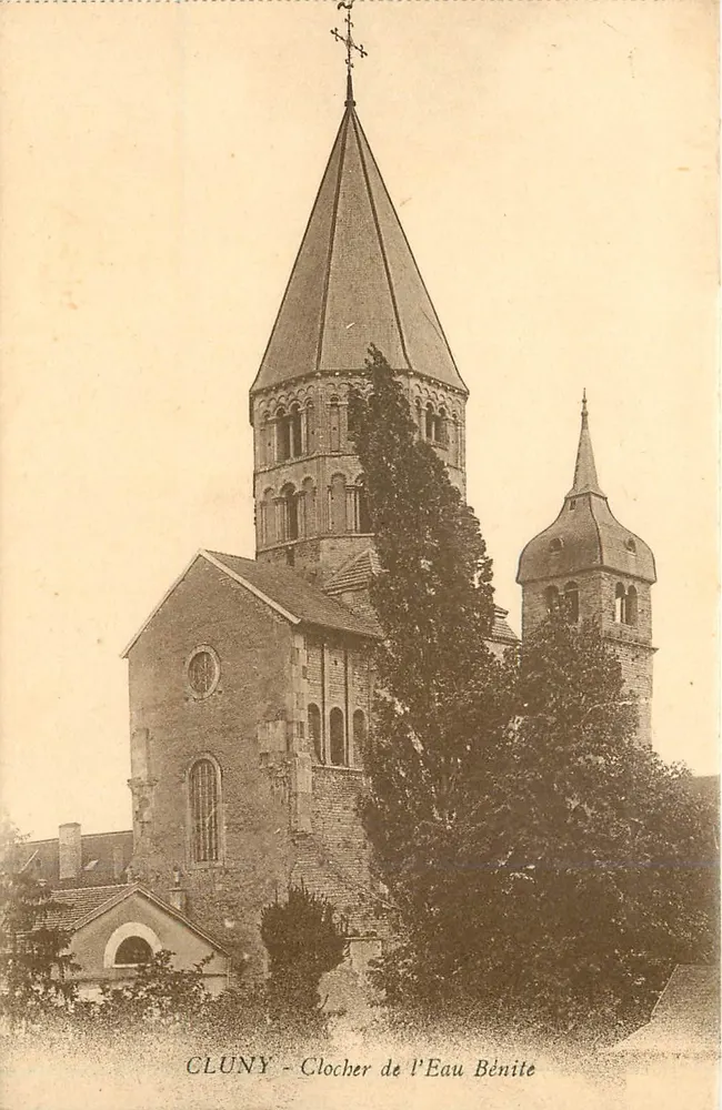 Cluny — Wieża z Wody Świętej - Awers