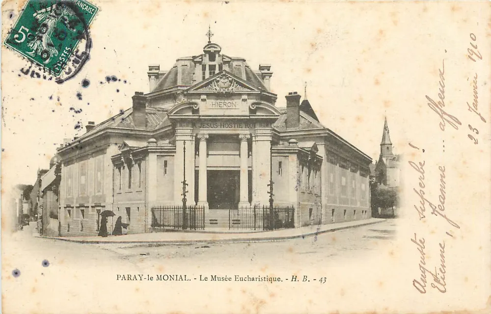PARAY-le-MONIAL - Muzeum Eucharystyczne - H. B. - 43 - Awers