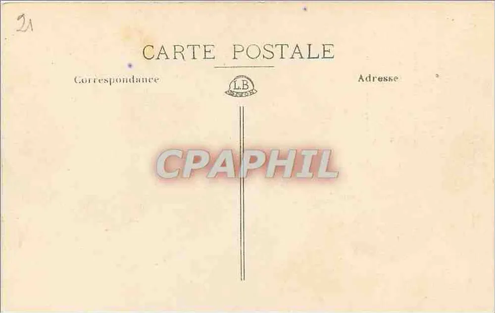 Belle de Courtrai — Statue des Philippus der Tapfere — Edition P. (24) - Rückseite