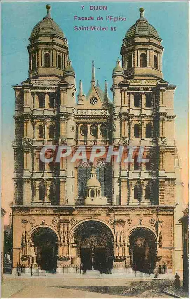 Dijon — Fachada da Igreja São Miguel — Editor Lévy & Meurdein, Paris - Frente