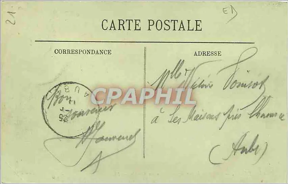 Dijon — Le Palais de Justice — Salon des Avocats — LL. — Éditeur LL, n° 81 - Verso