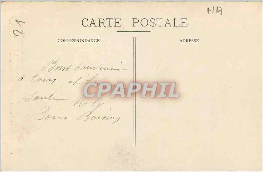 Petrifying Spring — The Cascade des Etuffs — H. Crance, publisher, Recey-sur-Ouche - Back