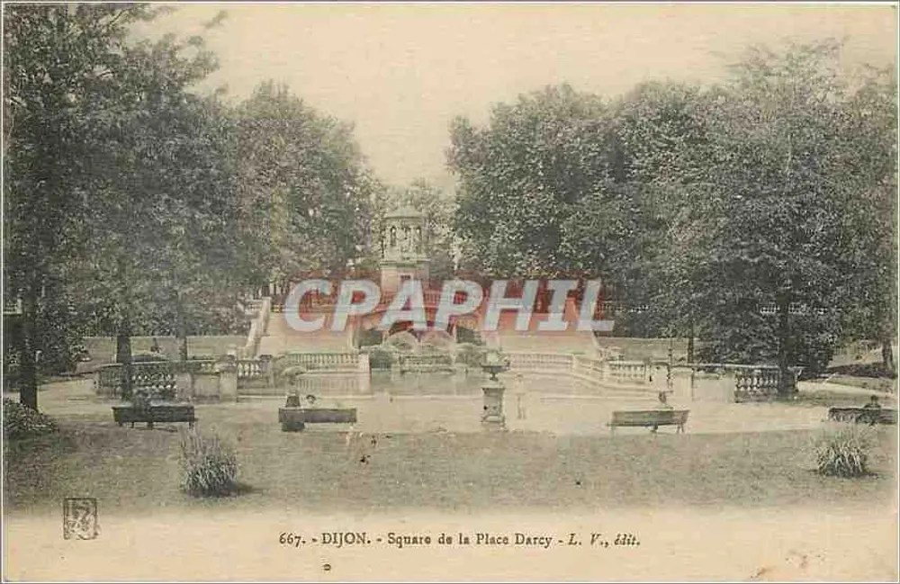Dijon - Praça Darcy - L. V., editor - Frente
