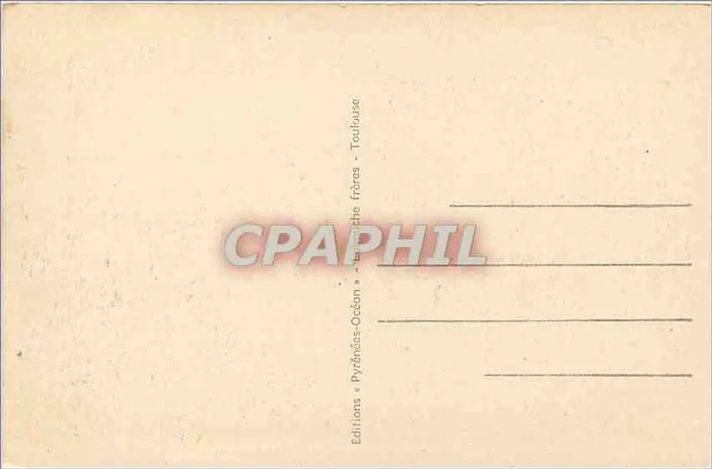 Hendaye - O Hotel Palace Eskualduma — A Costa Basca, editor Roullouse, n° 1472 - Verso