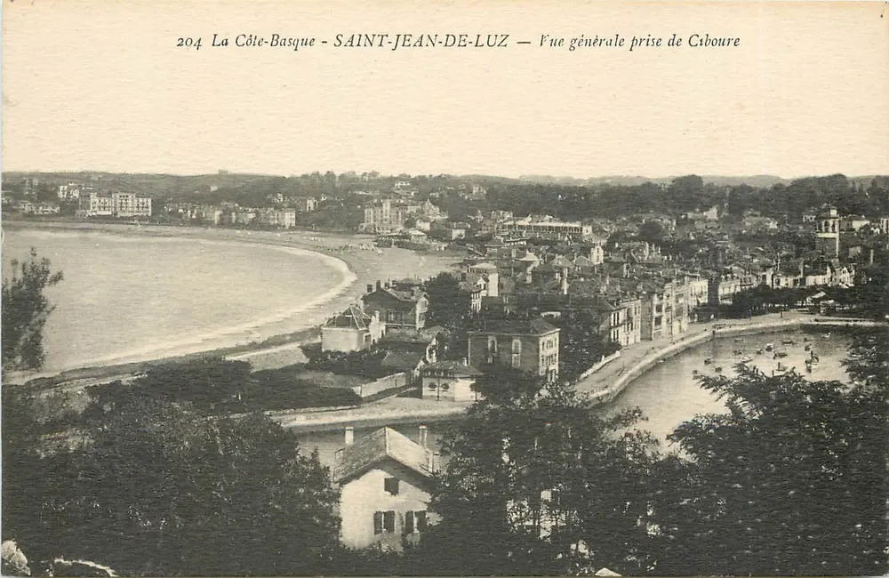 Saint-Jean-de-Luz — Allgemeine Ansicht von Ciboure aus — n°204 - Vorderseite
